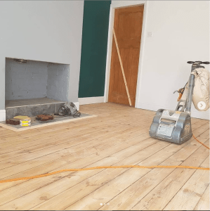Wooden floor restoration