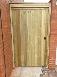 Bespoke wooden gate