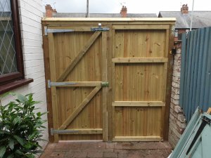 Bespoke wooden gate
